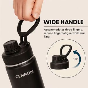 Stainless Steel Vacuum <b>Flask</b> 32 Oz Purple Double Wall Insulated Travel Bottle with Gift Box - Product Image 5