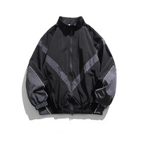 Vestes bomber streetwear pour hommes, logo brodé, coupe ample, fermeture éclair, légères, respirantes, style décontracté, sport, baseball.