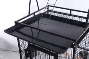 Nuovo aggiornamento all'ingrosso di lusso grande stile di vendita caldo pappagallo di miarda Pet uccello da compagnia allevamento Multi-funzionale gabbia di metallo