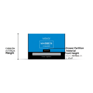 ชุดวัสดุกั้นลิ้นชัก Fami ความสูงด้านหน้า 200 250 มม. Eh 27x27 - Product Image 3