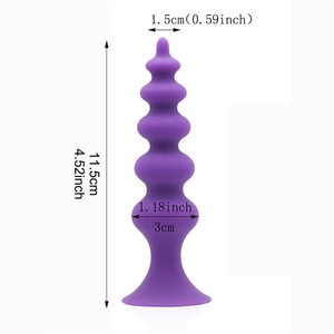 Grandi perline anali Butt Plugs in Silicone Kegel Ball Kulki Analne anale Butt Plug dilatatore spina anale lunga giocattoli sessuali per donna uomo Gay - Product Image 6