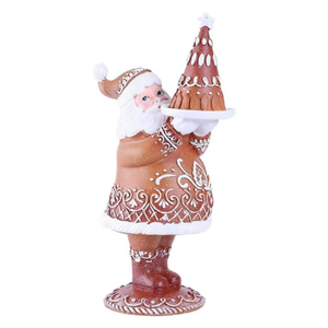 Adorabili e Moderni Ornamenti Natalizi a Forma di Babbo Natale, Statuette in Plastica di Babbo Natale in Stile Cartone Animato, Decorazioni Natalizie - Product Image 4