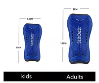 Protège-tibias de football en plastique personnalisables avec logo pour la sécurité sportive
