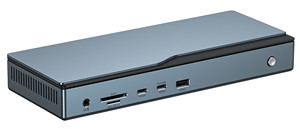 Estación de acoplamiento Displaylink Quad Display Base <span class=keywords><strong>universal</strong></span> con ranura para tarjeta SD Estación de acoplamiento <span class=keywords><strong>universal</strong></span> Ethernet 2,5G - Product Image 3