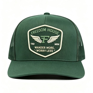 Gorra Trucker con Logotipo Bordado Personalizado, Gorra de Béisbol de 5 Paneles con Malla Trasera, Gorra para Hombre y Mujer con Protección UV para Exteriores - Product Image 1