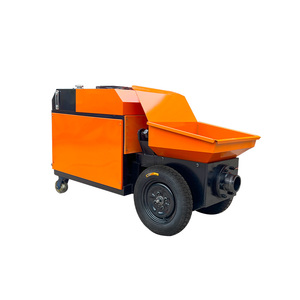 Diesel elettrico alimentato ad alta efficienza pompa per calcestruzzo bagnato miscelatore 20m verticale di trasporto per la costruzione di calcestruzzo lavoro di trasferimento - Product Image 2