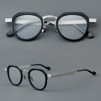 Lunettes en Acétate Combinées Vente en Gros Montures Optiques Rétro Vintage pour Femmes et Hommes