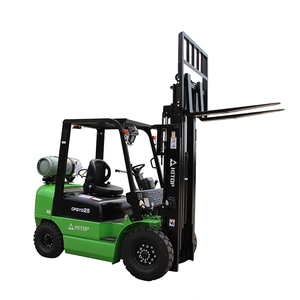 Carretilla elevadora de propano al mejor precio, motor de Gas LPG de 3-5 toneladas, EPA Eur5 Triplex, palanca de cambios lateral, neumático sólido - Product Image 6