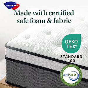 Doble King Size Sleep Well Masaje Compresión al vacío Resorte de bolsillo Colchón de cama ortopédica híbrida Colchón de espuma viscoelástica - Product Image 3