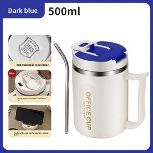 Cross-border 304 Stainless Steel Mug <b>Large</b>-Capacity Office Tea & Coffee Cup Creative Design Milk Cup Birthday <b>Gift</b> with Logo - Product Image 5