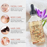 Huile multi-usage de fleurs naturelles de marque privée huile de carthame pour le visage, le corps, le massage, les cheveux et le soin des ongles huile essentielle pure