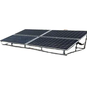 Solution personnalisée de système de production d'énergie solaire Panneau solaire de toit pour maison, abri de voiture Panneaux solaires photovoltaïques 3kW