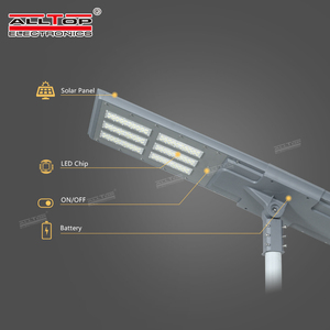Lampione Solare <span class=keywords><strong>LED</strong></span> Integrato Alltop di Alta Qualità, 200W, in Alluminio Pressofuso, Impermeabile IP65, <span class=keywords><strong>per</strong></span> Esterni, Garanzia di 3 Anni - Product Image 4