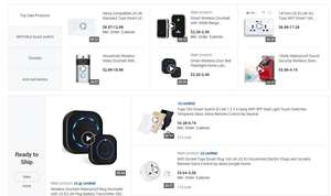 Sakelar sentuh US AU sakelar Dinding 1/2/3 Gang 4 arah sakelar lampu tahan api casing bagian bawah PC kaca antigores Panel sentuh mewah - Product Image 6