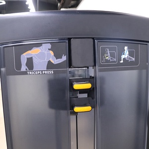 Machine de formation d'équipement de sport d'intérieur assis de presse de <span class=keywords><strong>triceps</strong></span> d'équipement de gymnastique commerciale - Product Image 2