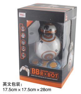 Hành Tinh BB8 lực lượng thông minh RC nhảy spinner Đồ chơi <span class=keywords><strong>robot</strong></span> & ánh sáng âm nhạc Đồ chơi <span class=keywords><strong>robot</strong></span> - Product Image 6