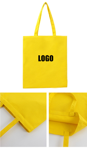 Xinrunjin กระเป๋าผ้าฝ้ายพิมพ์ลายโลโก้แบรนด์ที่กำหนดเองถุงผ้าแคนวาสสีสันสดใสของขวัญส่งเสริมการช้อปปิ้ง - Product Image 4