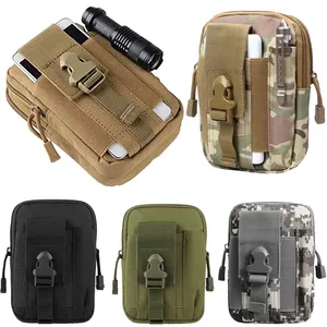 Sacs de ceinture tactiques multifonctionnels pour équipement de plein air, gadgets, outils, pochettes EDC, randonnée, chasse, Molle, pochette pour téléphone portable - Product Image 1