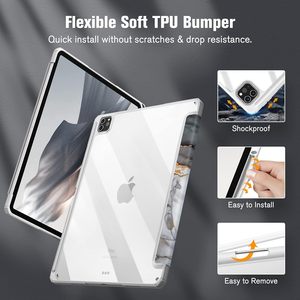 Thông minh mỏng Folio đứng <span class=keywords><strong>Tablet</strong></span> bìa cho ipad không khí 13 iPad Pro 12.9 PC TPU PU Leather trường Hợp Chủ bút <span class=keywords><strong>Silicon</strong></span> bảo vệ - Product Image 6