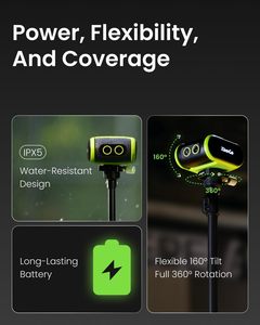 X'botGo Dual-Lens Action Camera 4K AI Auto <b>Tracking</b> Sport Camera for Soccer Basketball Football - Product Image 2