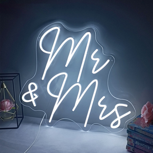 En gros, enseigne au néon « Better Together Will You Marry Me » <span class=keywords><strong>Mr</strong></span> & Mrs, enseigne au néon personnalisée en lettres acryliques pour fête de mariage - Product Image 3