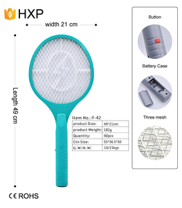<span class=keywords><strong>Raquette</strong></span> électrique anti-<span class=keywords><strong>moustiques</strong></span> HXP Household 4V avec batterie et LED - Product Image 6