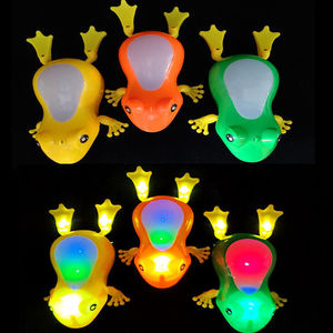 Jouet grenouille électrique omnidirectionnel avec lumière et musique pour enfants, en plastique, de 2 à 4 ans, unisexe - Product Image 3