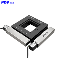 Plataforma de Posicionamiento XY Eléctrica de Alta Precisión PT-12XY60 con Recorrido de Eje XY de 60 mm