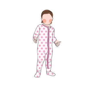 Baju monyet bayi lengan panjang, Romper bambu cetak tempat grosir untuk balita anak-anak - Product Image 1