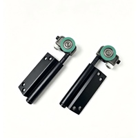 Ensemble de charnière simple à rouleau supérieur en acier inoxydable 304 de qualité supérieure pour l'installation d'une extrémité de porte accordéon pliante