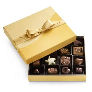 कस्टम डिजाइन काले सोने क्रिसमस चॉकलेट पैकिंग बॉक्स खाद्य दराज बॉक्स अद्वितीय लक्जरी कैंडी चॉकलेट उपहार बॉक्स बार