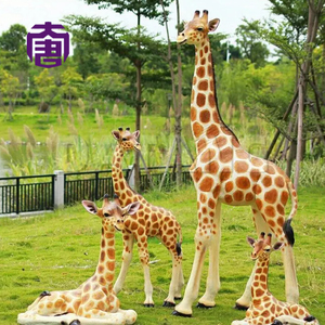Escultura de jirafa en 3D con luz para jardín, parque, paisaje, decoración, resina, fibra de vidrio, lámpara luminosa. - Product Image 6