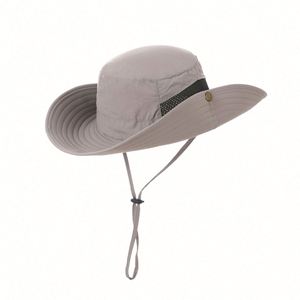 Summer Breathable Safari <b>Hats</b> Wholesale Fisherman Bucket <b>Hat</b> <b>Sun</b> Protection Boonie <b>Hats</b> for <b>Men</b> - Product Image 1