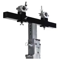 Support de scène pliable mobile d'extérieur de 6 m de hauteur, support de levage robuste pour éclairage de scène et support à manivelle pour événements DJ