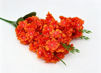 Bouquet de fleurs artificielles multicolores Sakura, simulation de fleurs de cerisier, tige de fleurs pour décoration de mariage, arrangement floral
