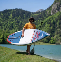 Planche à pagaie gonflable Hyper 381 cm Double chambre à air dériveur planche de surf pour croisière et accessoire de rafting