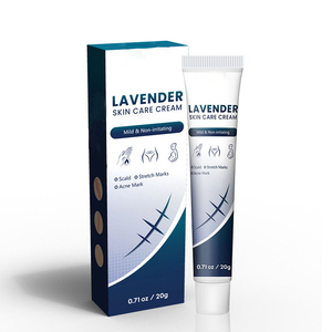 Crème de soin à la lavande pour la peau, pommade anti-cicatrices à la vitamine C, pour les brûlures, les vergetures, les marques d'acné, gel réparateur pour le corps - Product Image 1