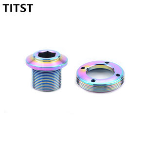 TITST SRAM <span class=keywords><strong>DUB</strong></span> Tornillos de tapa de manivela de titanio Tornillo de bielas de bicicleta de montaña Soporte inferior Perno de brazo de manivela de bicicleta GR5 - Product Image 4