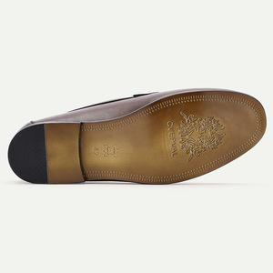 Mocassins pour hommes en cuir véritable à bout rond, motif géométrique, respirants, chaussures de bureau et de carrière - Product Image 5