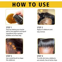 Mousse Teintée et Mousse Fondante pour Perruques Lace Front, Postiches et Toupees