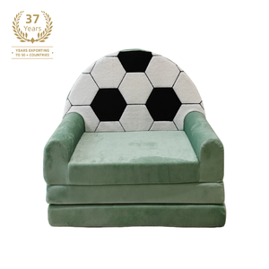 कारखाने कस्टम उच्च घनत्व स्पंज प्यारा सॉकर कपड़े आधुनिक तह कमरे के लिए आधुनिक तह कुर्सी सोफे - Product Image 1