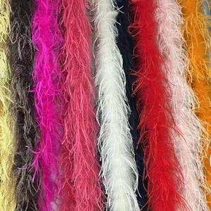 Venta Directa al por Mayor de Boas de Plumas de <span class=keywords><strong>Avestruz</strong></span> Blancas y Esponjosas de 5 Capas para Manualidades, Costura, Decoración del Hogar, Bodas, Fiestas y Navidad - Product Image 6