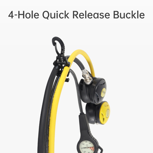 DIDEEP Scuba <b>Diving</b> Second Stage Quick-Release Buckle – Hose Retainer Clip for BCD, <b>Regulator</b> Holder for Primary/Alternate Air S - Product Image 3
