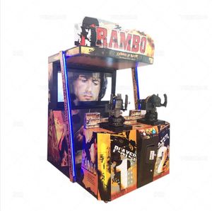 Machine de jeu à monnayeur, grande machine de tir pour adultes, simulateur de tir arcade Rambo Stallone - Product Image 4