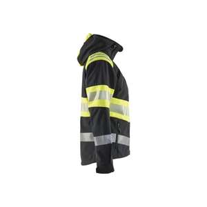 BLAKLADER - 440425139933XL Veste softshell haute visibilité pour femme Noir/Jaune-EAN 7330509849866 HI-VIS WORKWEAR - Product Image 5