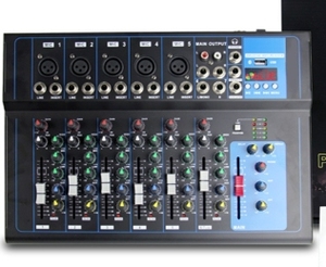 Mezclador profesional Tarjeta <span class=keywords><strong>de</strong></span> sonido Audio DJ Station Sound Live Equipment Singing Party Stage Mixer - Product Image 4