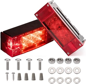 Kit d'éclairage submersible étanche 12V LED personnalisé feux arrière rectangulaires nouvel accessoire de voiture - Product Image 1