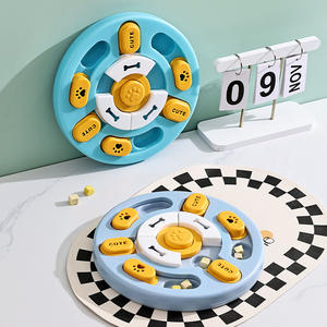 Jouet interactif pour chien de luxe, puzzle pour chien, distributeur de friandises lent, forme de <span class=keywords><strong>pizza</strong></span> antidérapante, jouets pour chien, distributeur de friandises lent - Product Image 2