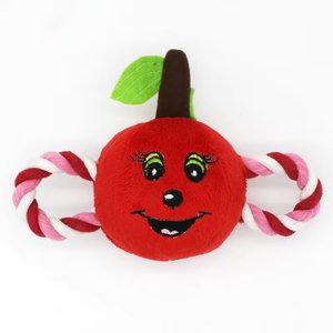 Cheap Price High Quality Kinghon Brand Dog Plush Cotton Rope <b>Interactive</b> Squeaky Chew <b>Toy</b> with Sound Custom Logo - Product Image 5