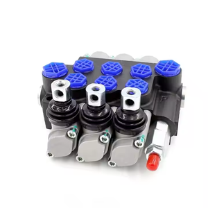 วาล์วควบคุมทิศทางแบบโมโนบล็อก 3 ช่อง รุ่น P40-G12-G38-OT, วาล์วควบคุมไฮดรอลิกคุณภาพสูงสำหรับเครื่องจักรก่อสร้าง, Glob - Product Image 1